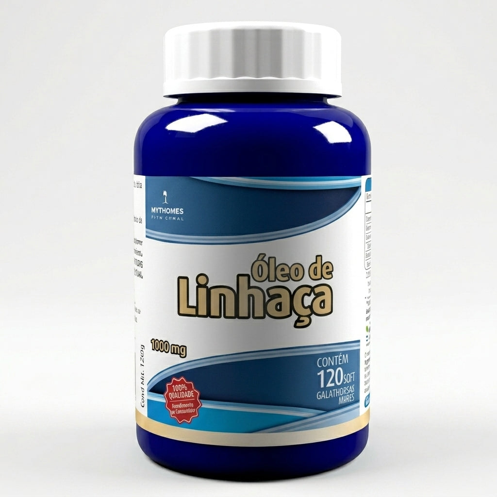 Óleo de Linhaça | 120 Cápsulas