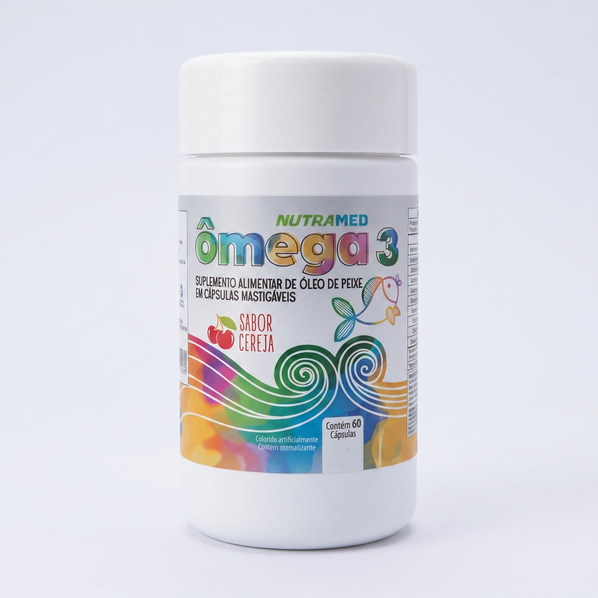Ômega 3 Jr | 60 Cápsulas mastigáveis sabor cereja