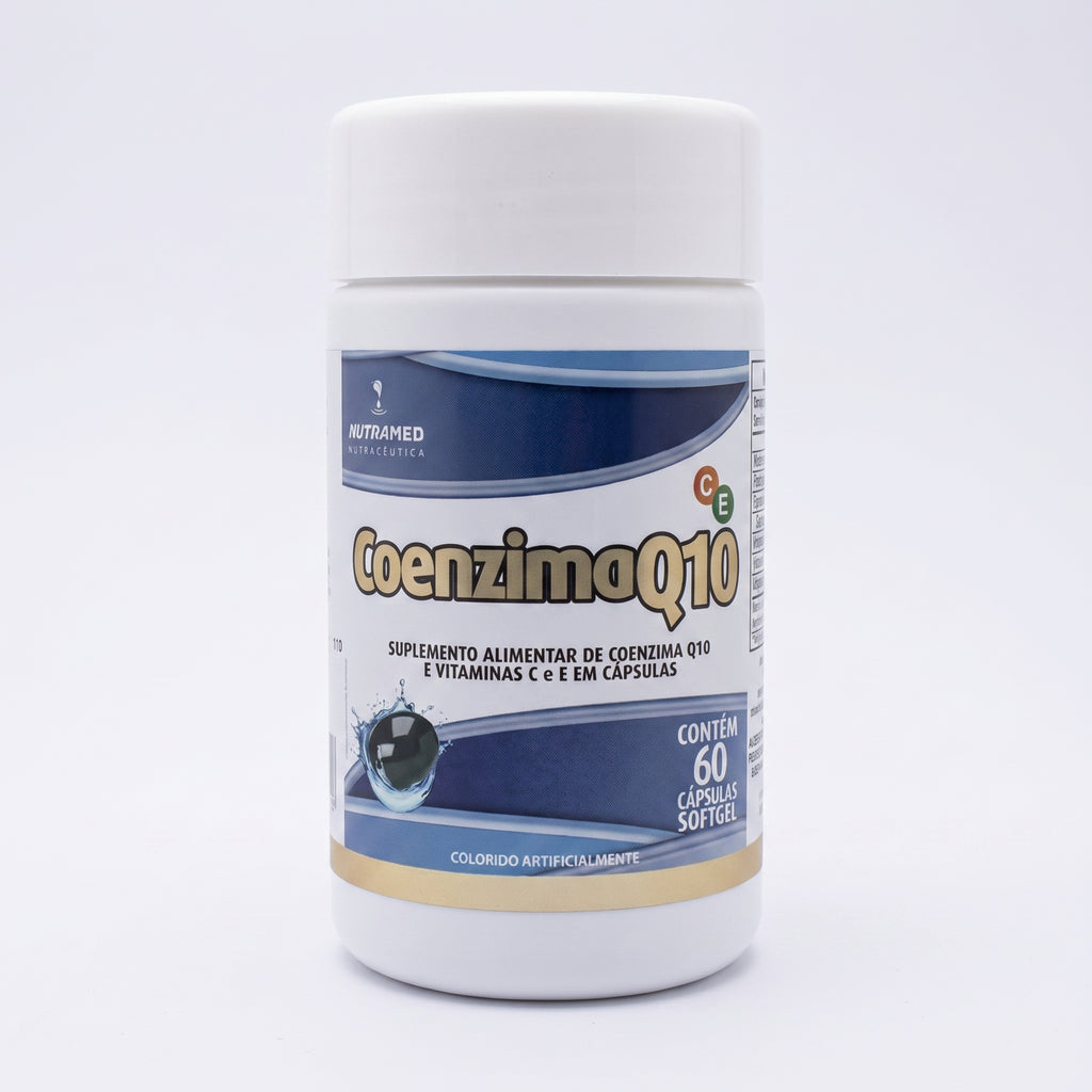Coenzima Q10 + Colágeno e Vitaminas C e E | 60 cápsulas