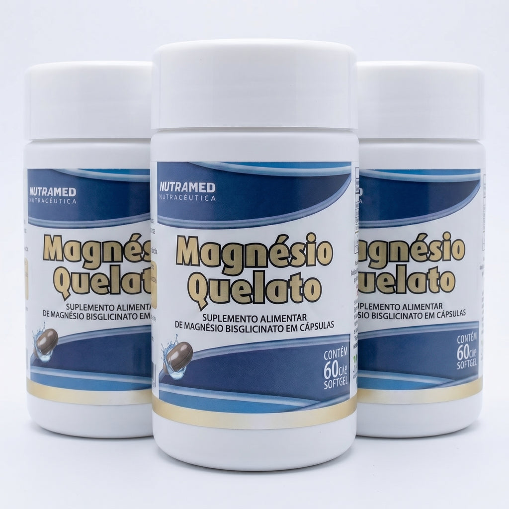 Magnésio Bisglicinato (Quelato) | 60 Cápsulas