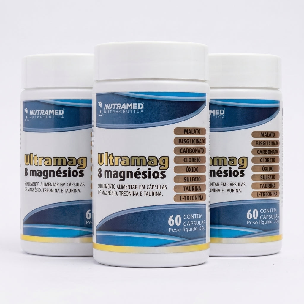 Ultramag 8 Magnésios | 60 Cápsulas
