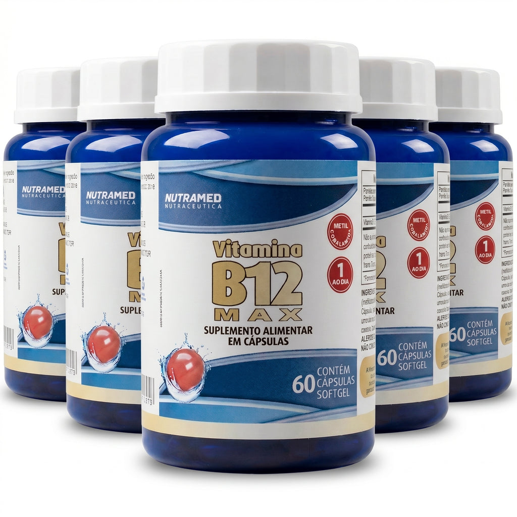 Vitamina B12 Max (Metilcobalamina) | 60 cápsulas