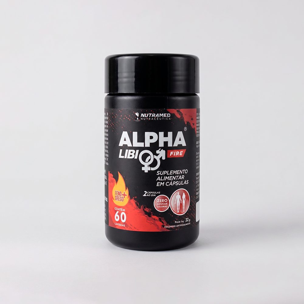 Alpha Libi Fire (Feno Grego + Vit + Min) | 60 Cápsulas