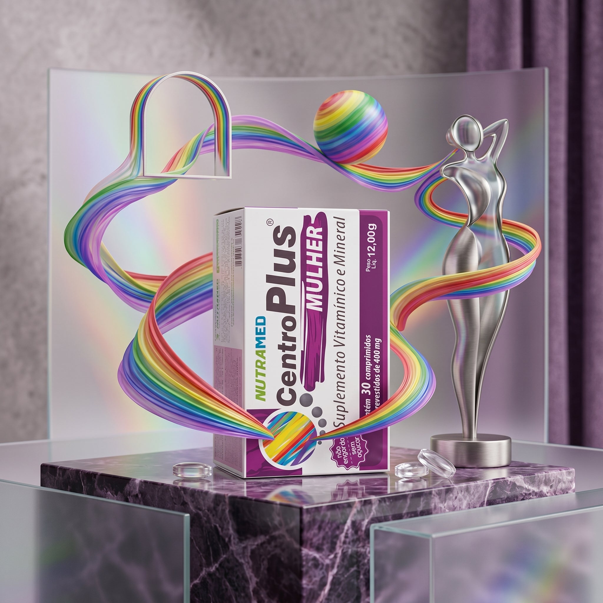 Centroplus Mulher (Polivitamínico Mulher) | 30 comprimidos