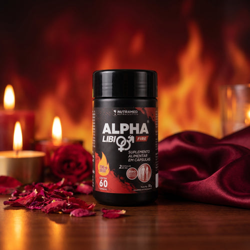 Alpha Libi Fire (Feno Grego + Vit + Min) | 60 Cápsulas