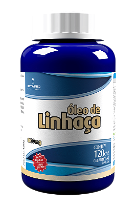 Óleo de Linhaça - 120 Cápsulas