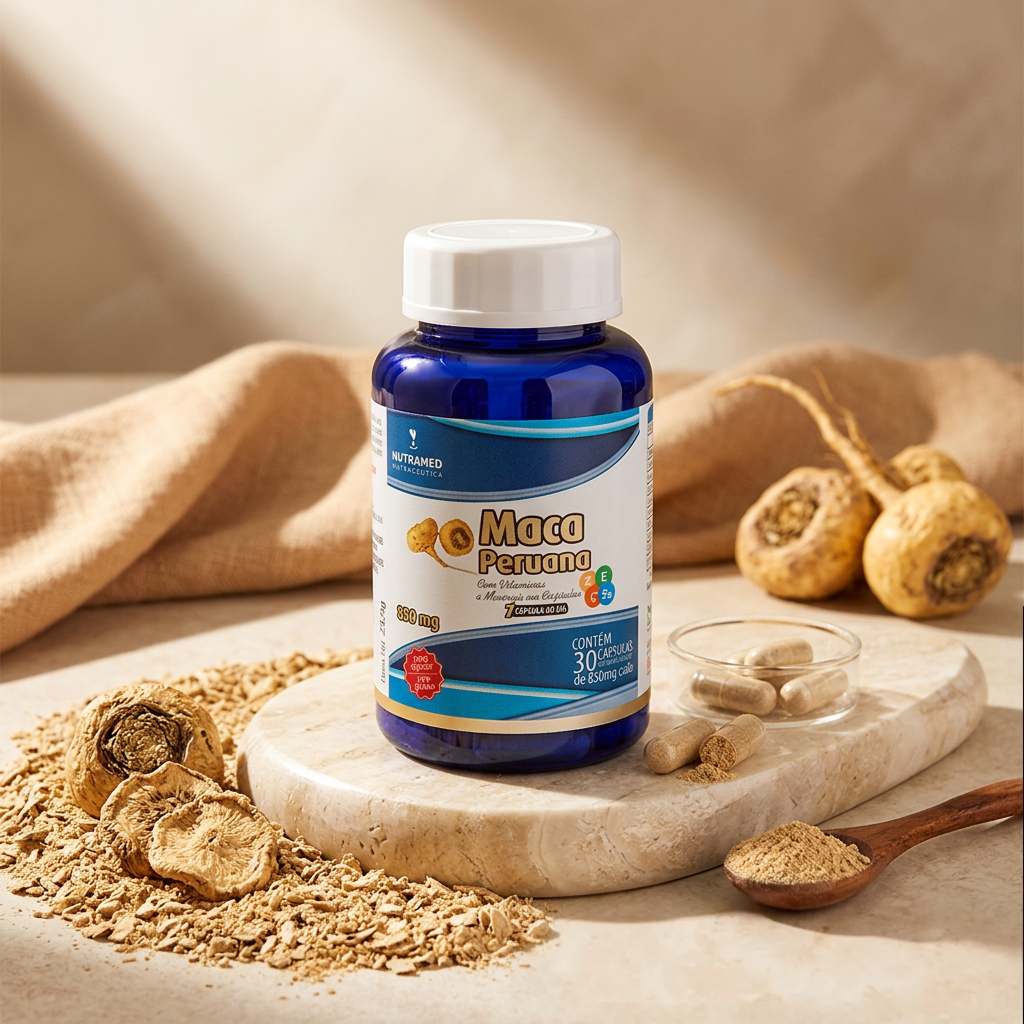 Maca Peruana + Vitaminas e Minerais | 30 Cápsulas