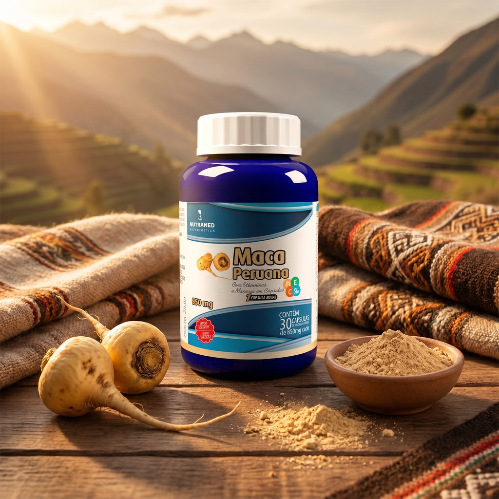 Maca Peruana + Vitaminas e Minerais | 30 Cápsulas
