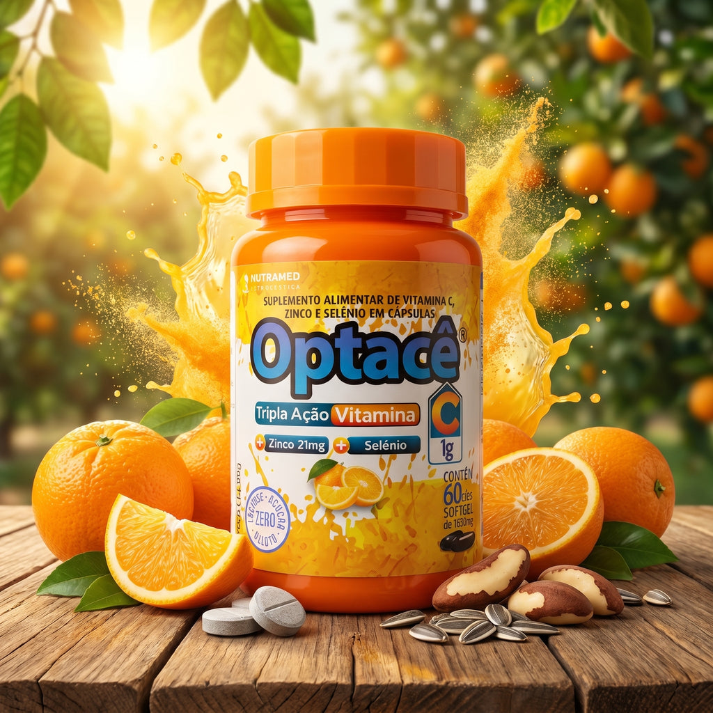 Optacê (Vit. C + Zinco + Selênio) | 60 cápsulas