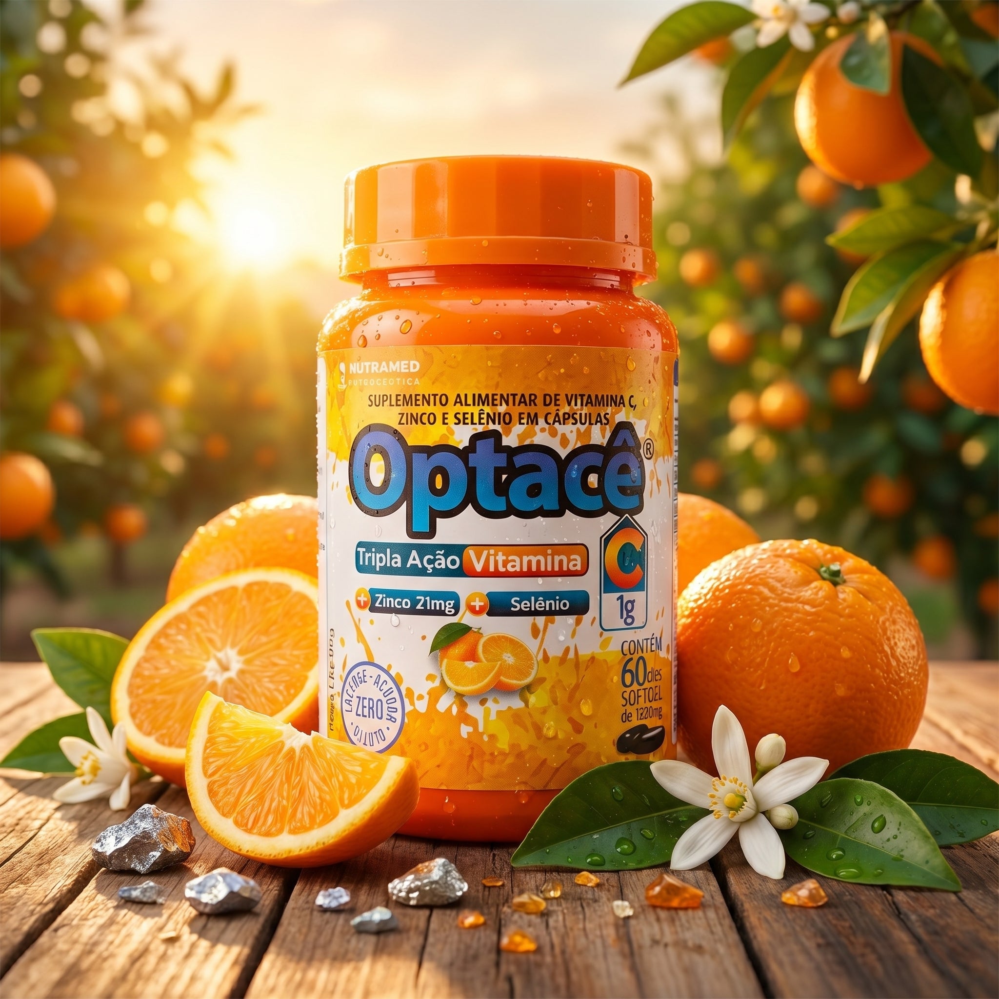 Optacê (Vit. C + Zinco + Selênio) | 60 cápsulas