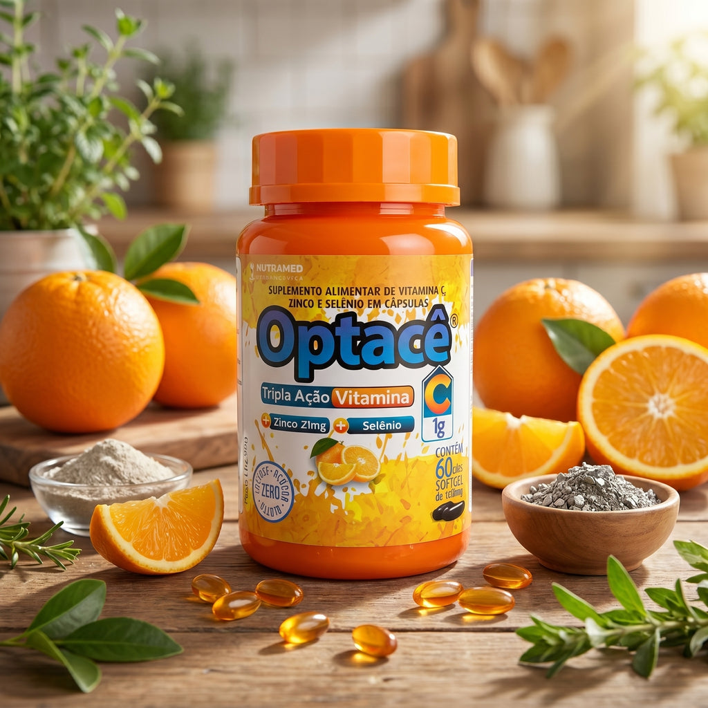 Optacê (Vit. C + Zinco + Selênio) | 60 cápsulas