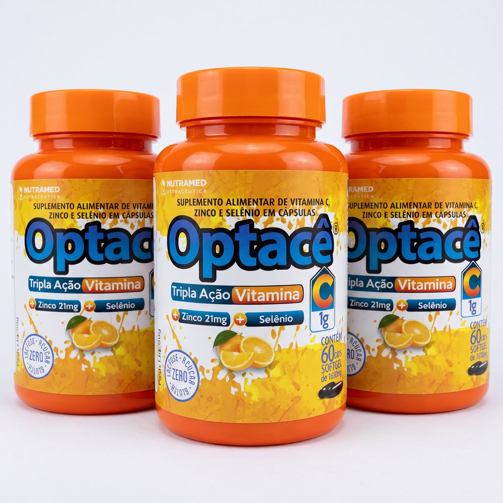 Optacê (Vit. C + Zinco + Selênio) | 60 cápsulas