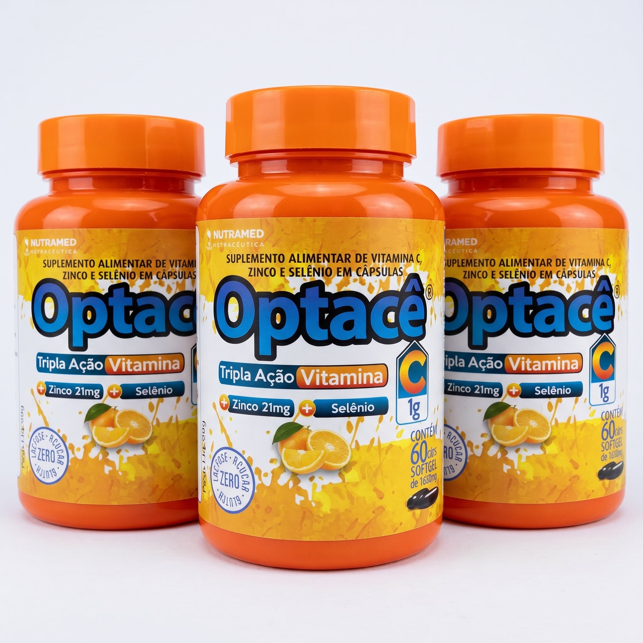 Optacê (Vit. C + Zinco + Selênio) | 60 cápsulas