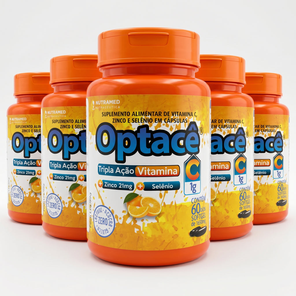 Optacê (Vit. C + Zinco + Selênio) | 60 cápsulas