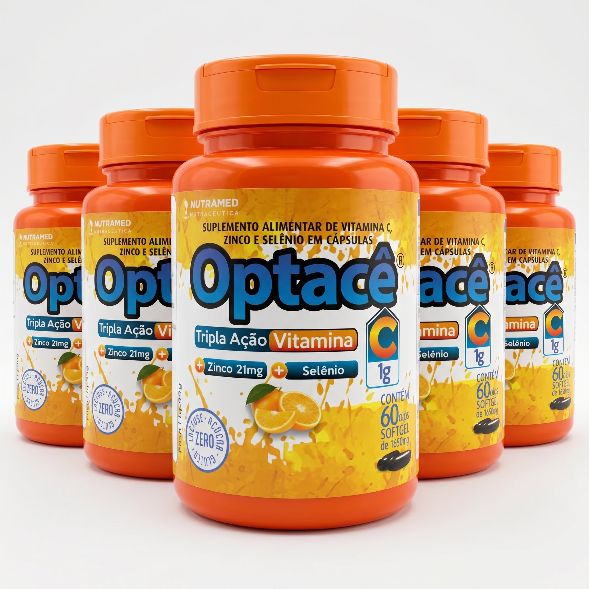 Optacê (Vit. C + Zinco + Selênio) | 60 cápsulas