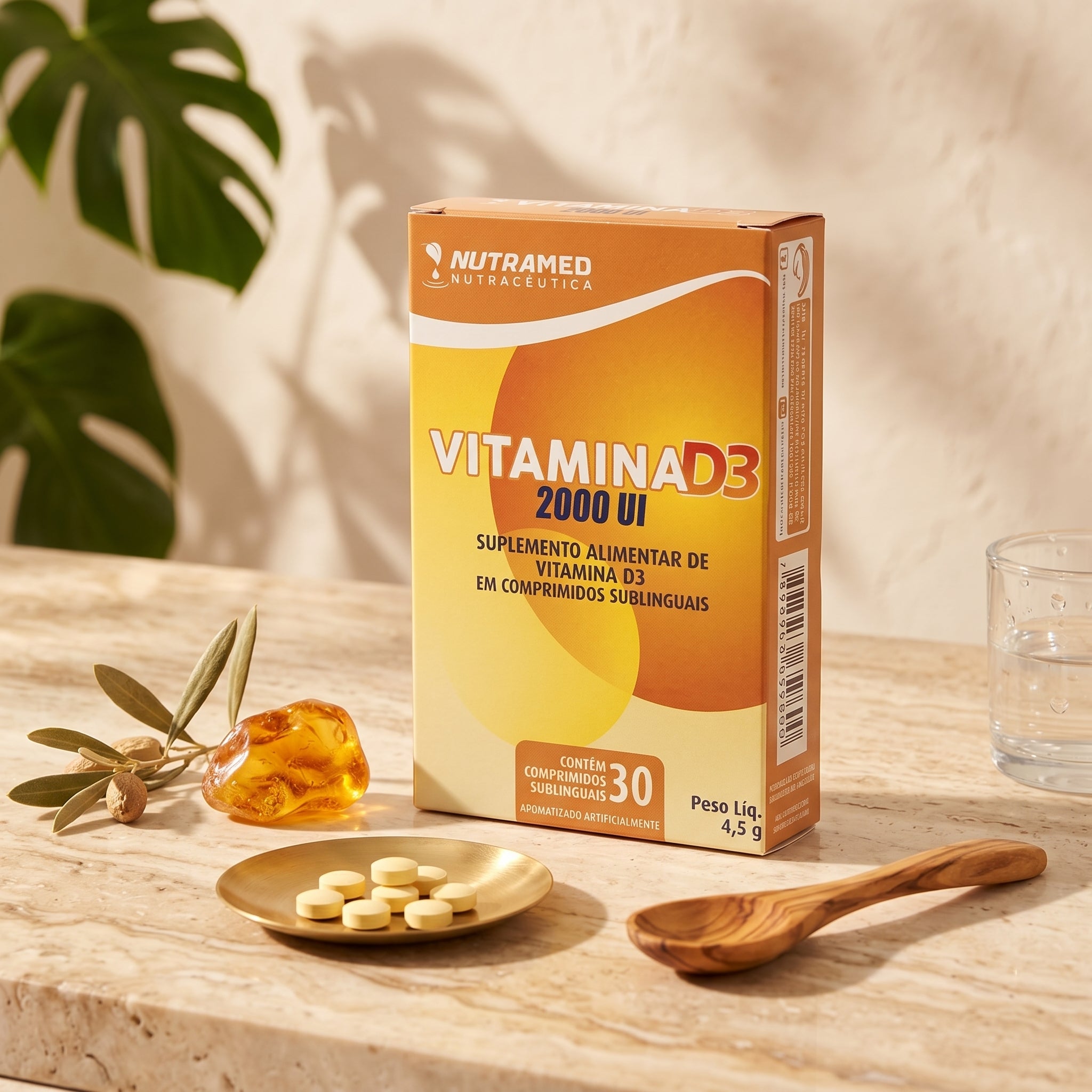 Vitamina D3 2000 UI | 30 Comprimidos